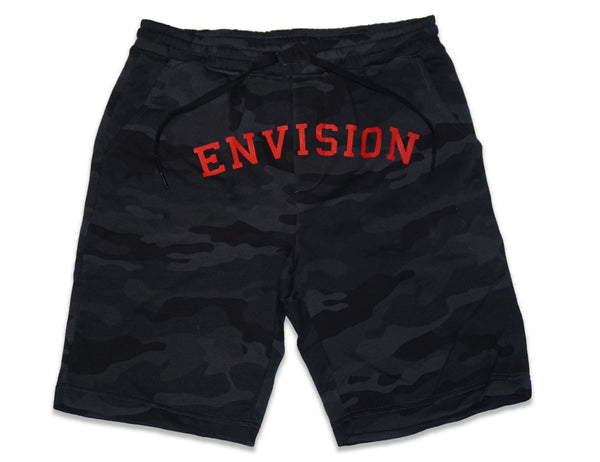 Black Camo Envision Shorts