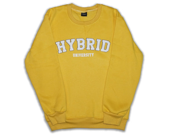 Hybrid University Crewneck (Yellow)