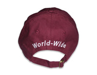World-Wide Dad Hat (Maroon)