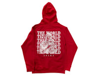 The World Sucks Hoodie (Red) (Password/F&F Exclusive)