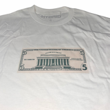 $5.00 Anniversary Bill Short Sleeve (White)